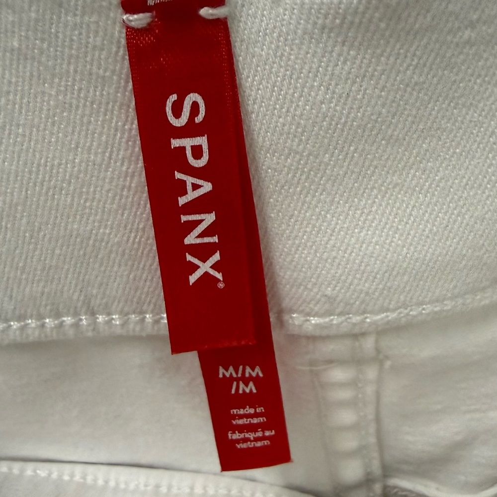 SPANX Women's Flare White Ankle Jeans - Picture 2 of 3